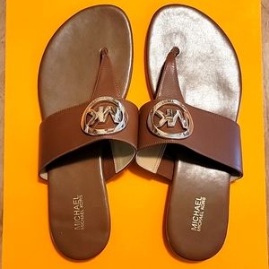 Michael kors brown sandals. 10M